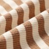 Women's Khaki Stripe Sleeveless Top with Exposed Seam Detailing - Image 12