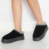 Women's Black Contrast Print Suede Plush Lined Snow Boots for Winter - Image 10