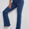 Women's Ashleigh Blue Stretchy Bootcut Jeans with Mid Waist Detail - Image 3