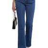 Women's Ashleigh Blue Stretchy Bootcut Jeans with Mid Waist Detail - Image 26