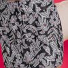 Chic Women's Black Abstract Printed Buckle Crossed Straps Skirted Tankini 2pcs Swimsuit - Image 26