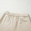 Women's Apricot Loop Drawstring Casual Wide Leg Pants with Pockets - Image 7