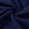 Women's Navy Blue Solid O Neck High Low Hem Pullover Sweatshirt - Casual and Comfortable - Image 19