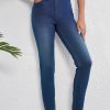 Women's Ashleigh Blue Stretchy Knit Casual Jeans with Multiple Pockets - Image 5