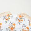 Women's White Plus Size Floral Print V-Neck Puff Sleeve Blouse - Image 11