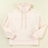 Women's Apricot Drawstring Turtleneck Dolman Sleeve Sweatshirt - Image 5