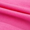 Women's Bright Pink Corded Flower Bow Casual Sweater with Puffed Sleeves - Image 14