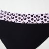 Plus Size Women's Black 2-Piece Leopard Patchwork High Waisted Swimsuit - Image 19