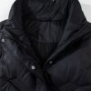 Women's Black Quilted High Neck Zip Up Jacket Vest - Stylish and Insulated Outerwear - Image 12