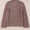 Women's Goat Cut Out Textured Knit Buttoned Cardigan - Chic and Cozy Style - Image 8