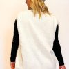 Women's White Vintage Game Day Sweater Vest - Image 11