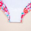 Rose Plus Size Floral Print Twisted High Waist Bikini Set for Women - Image 20