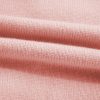 Women's Light Pink Ruffled Bowknot Long Sleeve Sweater with Ribbed Trim - Image 12