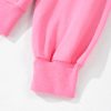 Women's Bonbon Pink Zip-up Stand Neck Kangaroo Pocket Sweatshirt - Image 13