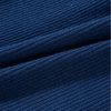 Women's Navy Blue Ribbed Knit Cropped Hoodie and Joggers Set - Image 25