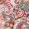 Plus Size Multicolour Paisley Print Sleeveless V Neck Jogger Jumpsuit for Women - Image 17