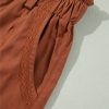 Red Dahlia Wide Leg Elastic Waist Pocketed Casual Pants - Image 7