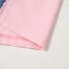 Women's Pink Colorblock Long Sleeve Henley Top with Button Detailing - Image 9