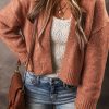 Women's Chic Light French Beige Drop Shoulder Open Front Cardigan - Image 2