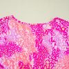 Women's Rose Leopard Print Handkerchief Hem Tunic Top - Trendy & Playful Design - Image 12