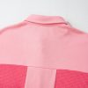 Women's Peach Blossom Two Tone Waffle Knit Buttoned Shacket - Image 12