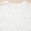 Women's White Heart Shape Drop Shoulder Round Neck Sweater - Festive and Casual - Image 8