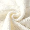 Women's White Daisy Flower Pointelle Knit Sweater - Image 15