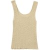 Women's Apricot Textured U Neck Slim Fit Sweater Vest - Casual & Elegant - Image 11