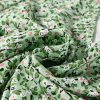 Women's Green Boho Floral V Neck Wrap Short Sleeve Blouse - Trendy Summer Top - Image 9