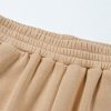 Women's Parchment Solid Half Button Sweatshirt and High Waist Sweatpants Set - Image 13