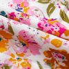 Women's Red Floral Short Sleeve V Neck High Waist Maxi Dress - Elegant and Flattering - Image 29