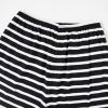 Women's Black and White Striped Short Sleeve Top and Shorts Set - Casual Summer Outfit - Image 15