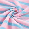 Women's Pink Stripe High-Low Pullover Tunic Sweatshirt - Image 17