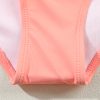 Women's Peach Blossom Striped Patchwork High Waist Bikini Swimsuit - Spaghetti Strap Design - Image 29