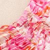 Women's Red Floral Spaghetti Strap Surplice Neck Mini Dress - Chic & Stylish - Image 10