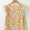 Women's Green Floral Print Ruffled Sleeveless V Neck Tank Top - Stylish Summer Essential - Image 18