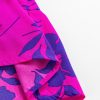 Women's Rose Floral Print Collared Blouse with Flutter Sleeves - Adjustable Button Neckline - Image 13