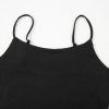 Women's Black Spaghetti Strap Cropped Tank Top - Slim Fit Cami - Image 16