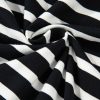 Women's Black and White Striped Short Sleeve Top and Shorts Set - Casual Summer Outfit - Image 11