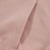 Women's Fushia Solid Color Rivet Stud Raglan Sleeve Hoodie with Pocket - Image 12