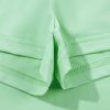 Women's Light Green Drawstring High Waist Lined Tennis Skorts - Stylish & Comfortable for Sports - Image 13