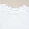 Women's Elegant White Floral Crochet Patched Ruffled Sleeve Blouse - Image 8