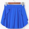 Women's Sky Blue Drawstring High Waist Lined Tennis Skorts - Stylish and Comfortable - Image 8
