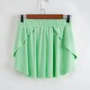 Women's Light Green Drawstring High Waist Lined Tennis Skorts - Stylish & Comfortable for Sports - Image 8