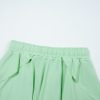 Women's Light Green Drawstring High Waist Lined Tennis Skorts - Stylish & Comfortable for Sports - Image 10