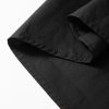 Women's Black Ruffled Puff Short Sleeve Loose Blouse - Casual Summer Top - Image 13