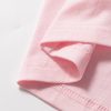 Women's Light Pink Scoop Neck Bubble Sleeve Tee - Trendy Casual Top - Image 10