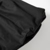 Women's Black Ruffled Puff Short Sleeve Loose Blouse - Casual Summer Top - Image 11