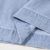 Women's Beau Blue Plus Size High Waist Denim Shorts with Pockets - Image 14