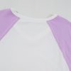 Women's Beige Colorblock Patchwork V Neck High Low T-Shirt with Exposed Seams - Image 11